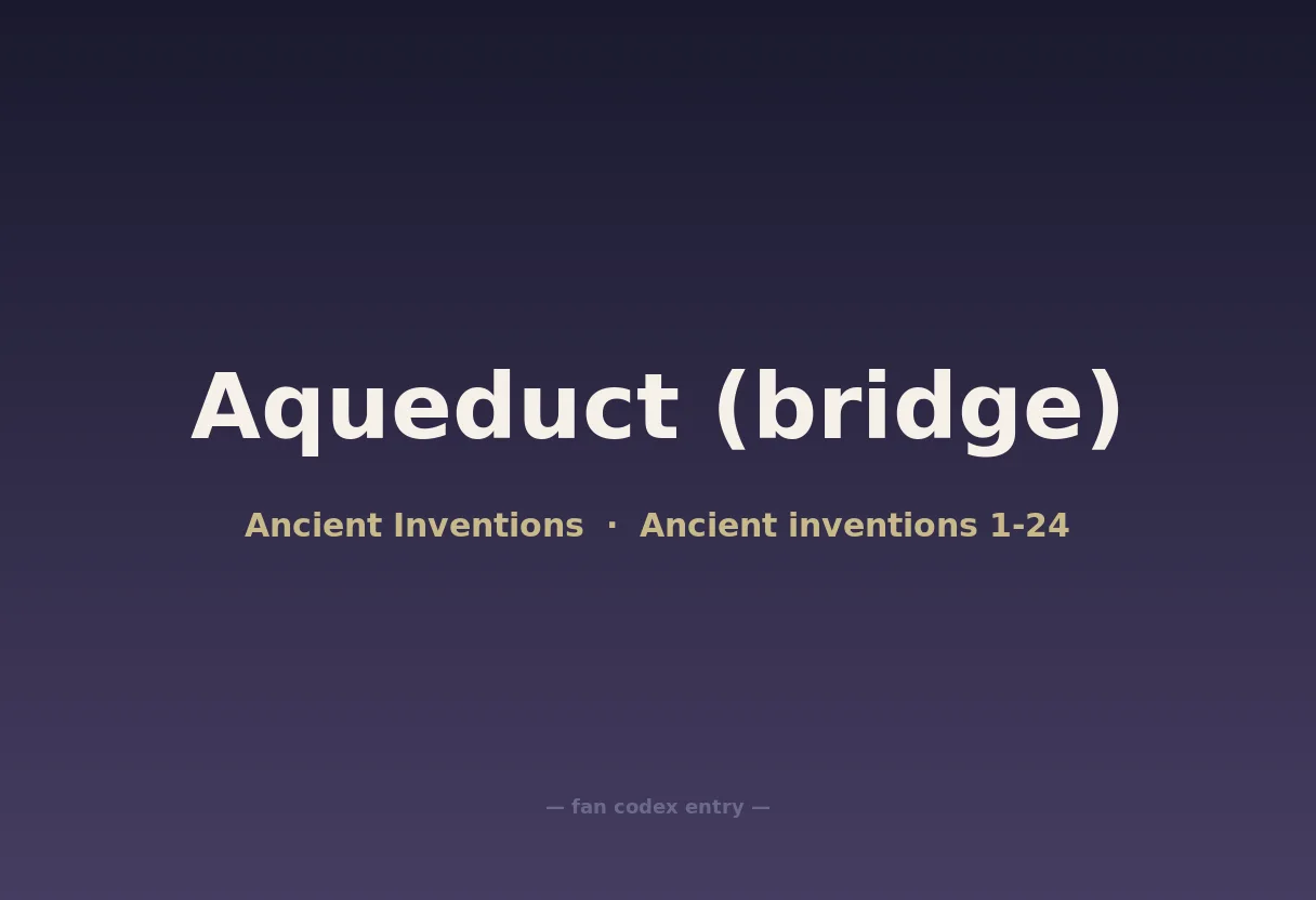 Aqueduct (bridge)
